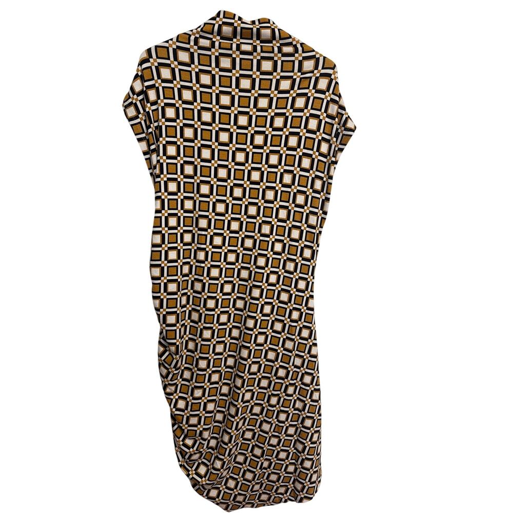 Anthropologie NWT The Maya Ruched Cowl-Neck Dress: Printed Mini Edition Size XL - Picture 6 of 10